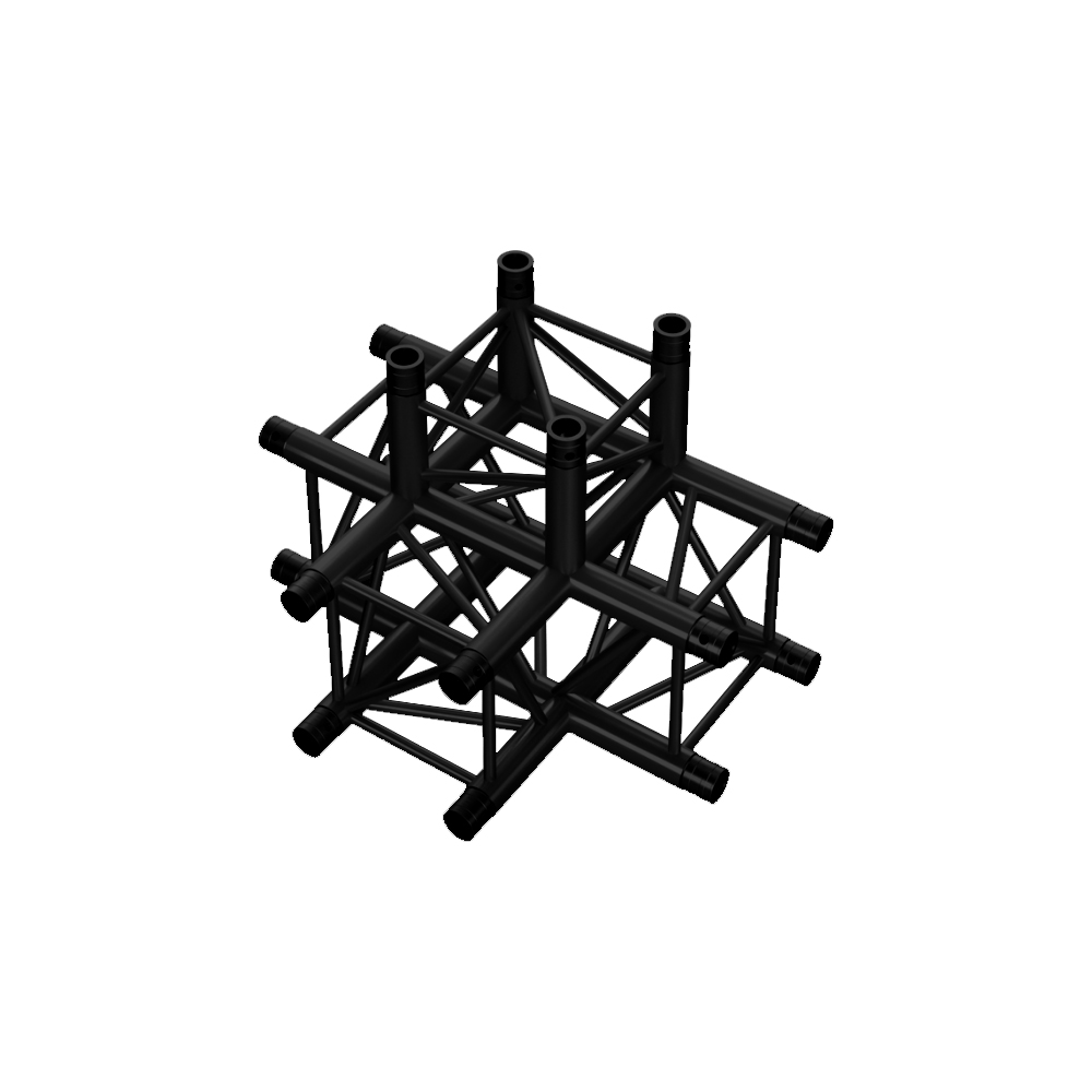 DuraTruss DT 34/3-T40-TD XL Black – firkanttruss i DT 34/3 Black-serien